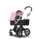 Carucior 2 in 1 Cameleon3 Plus Complete, Alu/Black - Soft Pink, Bugaboo 432897